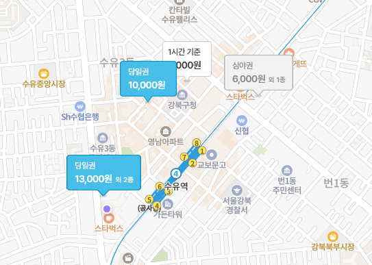 수유역 주차장 당일권 할인 | 수유역 주변 초밥 맛집 추천과 공영주차장 가격 정보