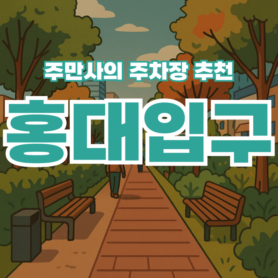 홍대 주차장 정보 총정리 | 홍대입구역 근처 저렴한 주차장 위치 공영주차장 가격 정보 홍대입구 카페 추천까지 대표 이미지