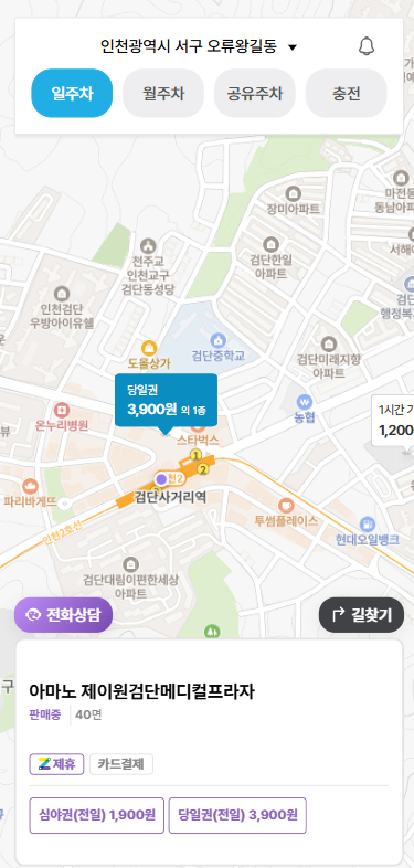 검단사거리역 초초역세권 주차장 추천드려요 검단신도시 방문 예정이라면 주목!