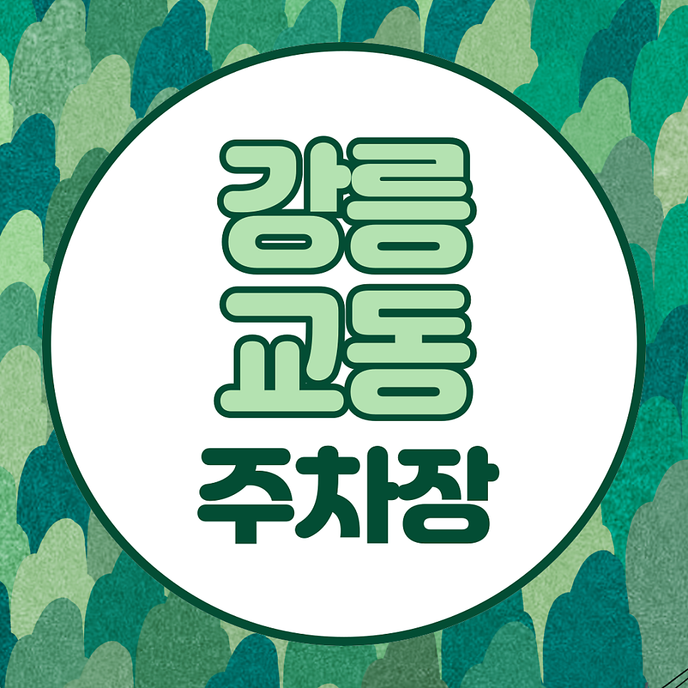 강릉 교동 주차장 알려드려요. 강릉원주대학교 강릉 캠퍼스 근처 주차장 추천 대표 이미지