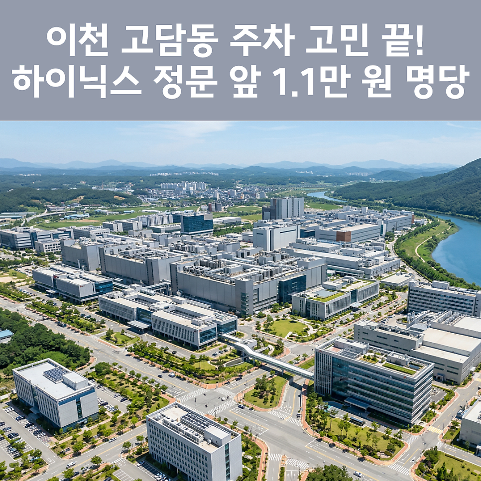 이천 고담 주차장 완벽 정리! SK하이닉스 외근 & 고담동 맛집 방문 시 필수 체크 대표 이미지