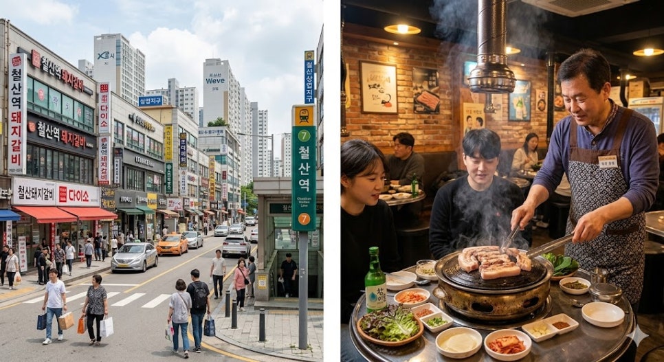 철산역 주차장 | 철산역 도보 2분, 맛집 방문 전 2시간권 6천원으로 깔끔하게