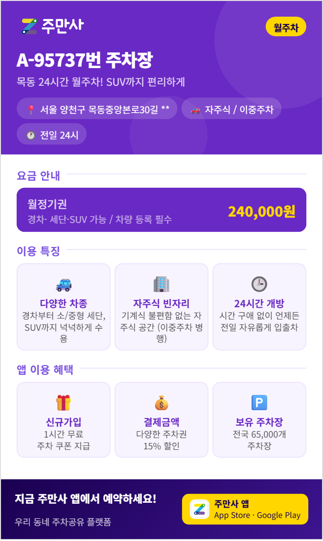 양천구 거주자 우선 주차 신청을 놓쳤거나 배정에서 탈락했다면, 오늘 바로 내 고정 자리 만드는 법