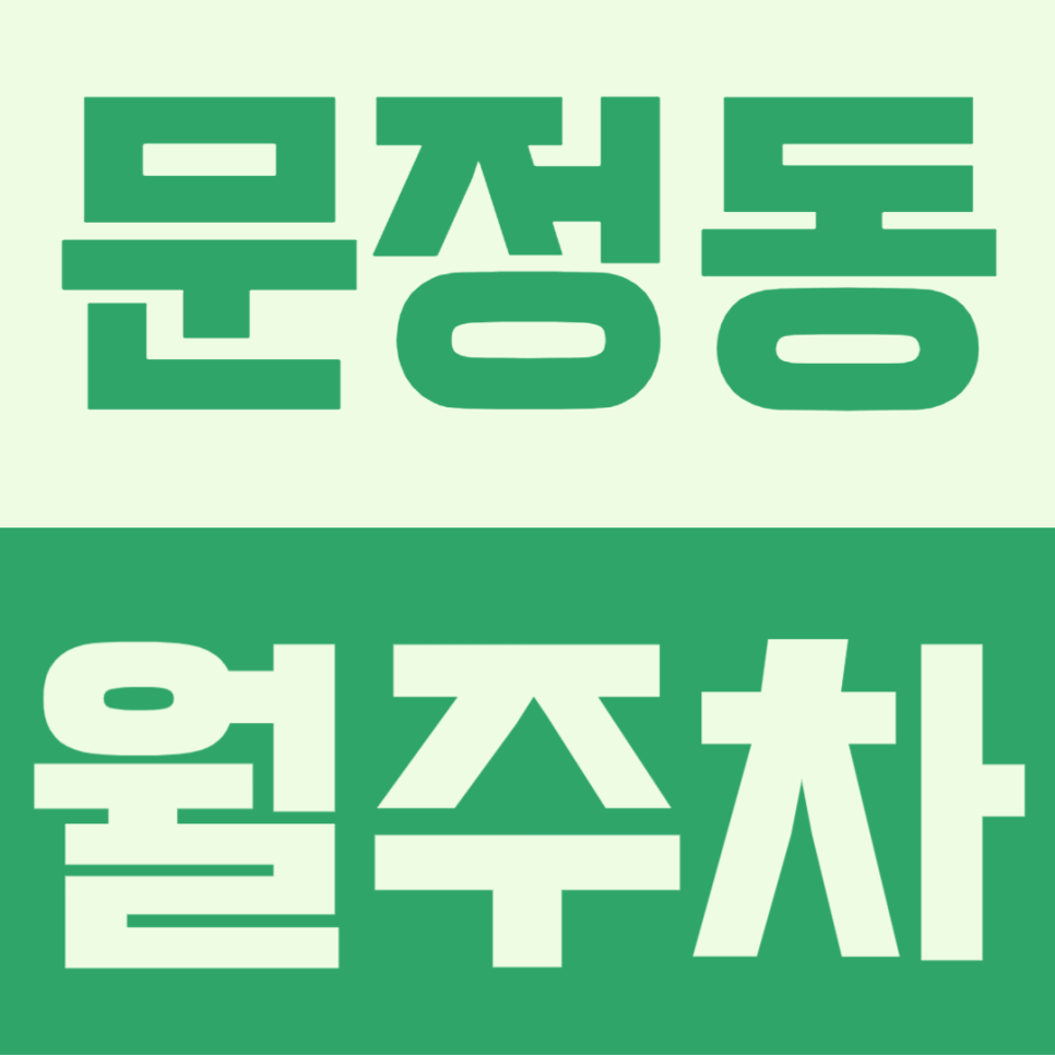 문정동 월주차ㅣ주거지, 상가로 둘러 쌓인 문정동 속 나만의 주차공간 확보해 보세요