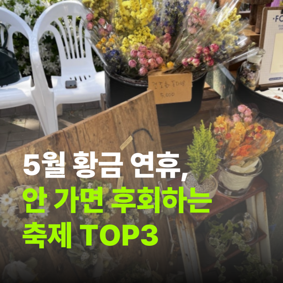 5월 황금 연휴, 안 가면 후회하는 이색 축제 TOP3