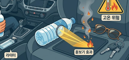 여름철 차량 내부 방치하면 위험한 물건과 폭발 예방 관리법