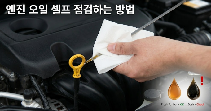 엔진오일 교환주기 주행거리보다 '이것' 먼저 확인하세요 대표 이미지