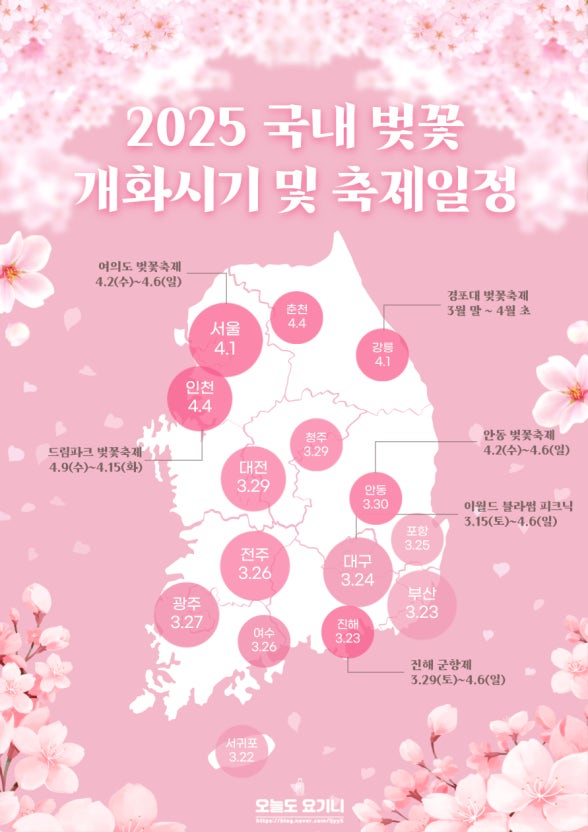 직접 가보고 알려주는 숨겨진 벚꽃 명소 TOP5_ 드라이브용