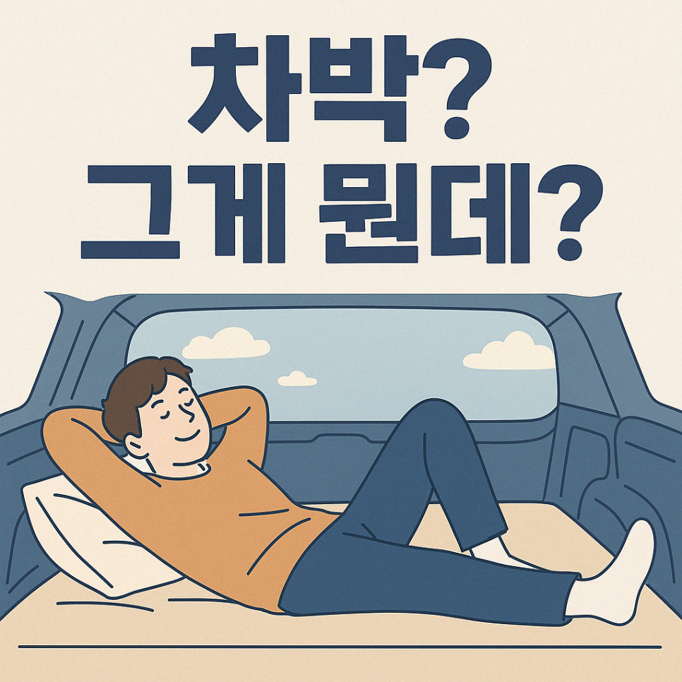 [차박.1] 차박? 그게 뭔데? (필수품, 실수하는 것들, 현실 꿀팁 모음) 대표 이미지