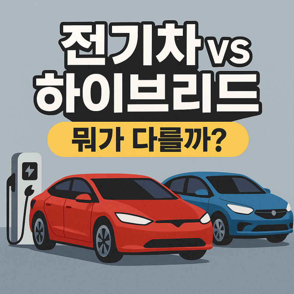 전기차 VS 하이브리드카, 뭐가 다를까?