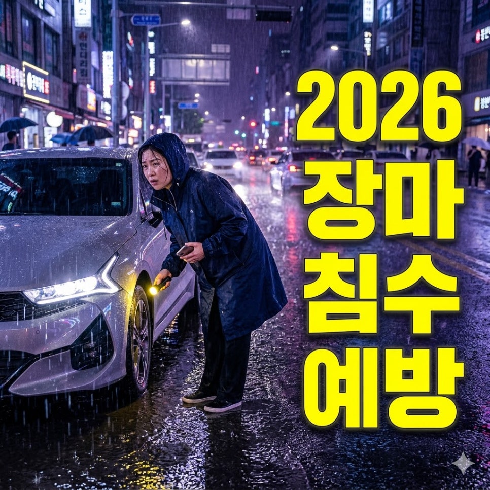 장마철 차량 관리 가이드 | 2026 장마시즌 및 침수예방, 관리법 총정리 대표 이미지
