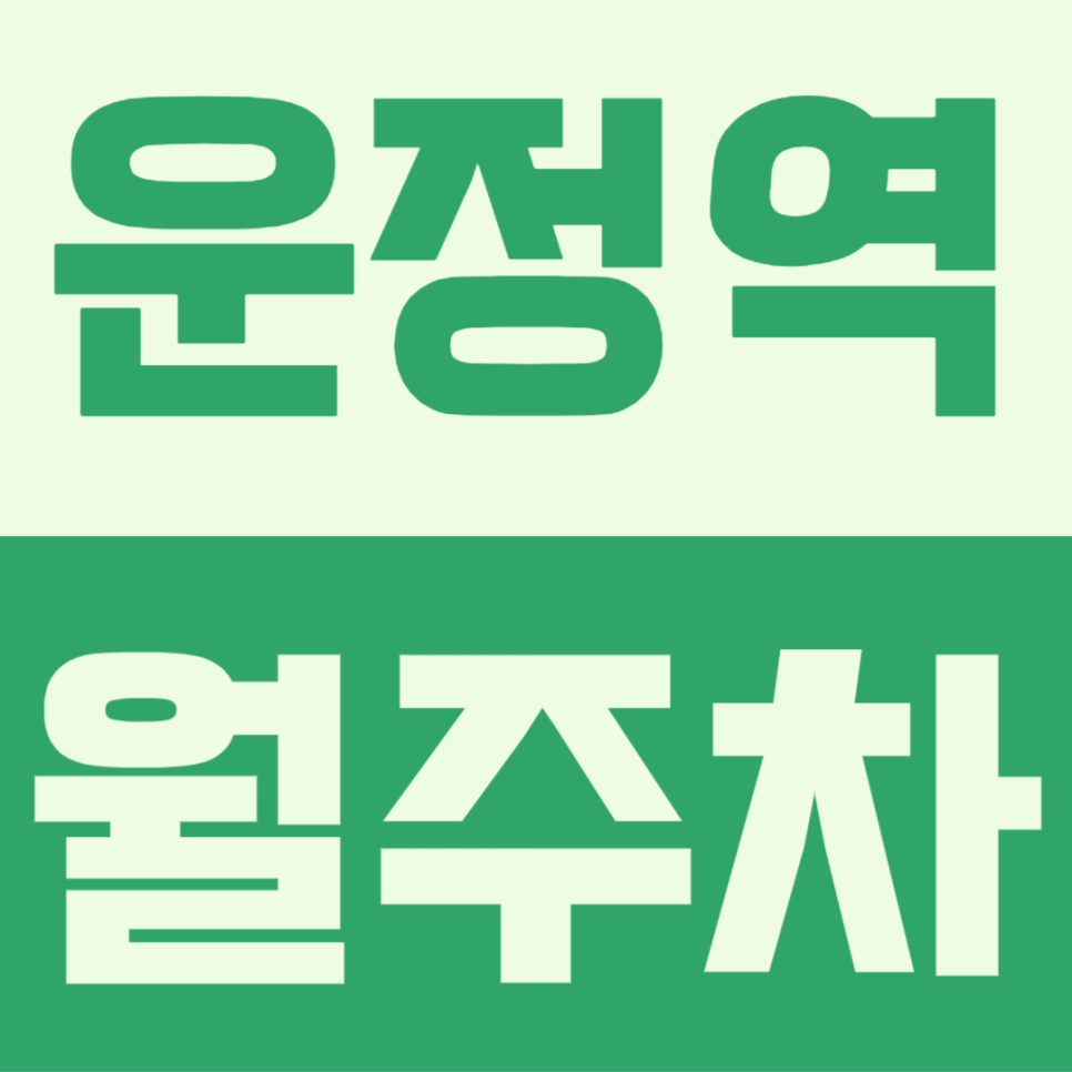 역세권 및 화물차까지 이용이 가능한 운정역 월주차