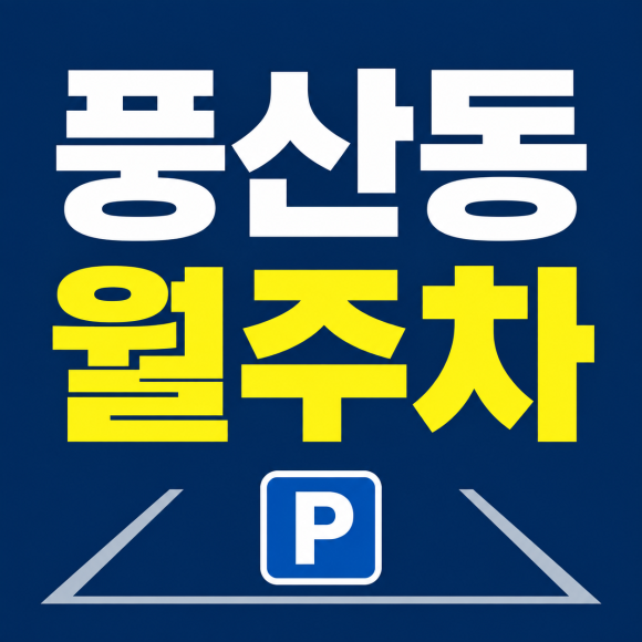 풍산동 월주차, 월 15만원 선린주차장 이용 가이드 대표 이미지
