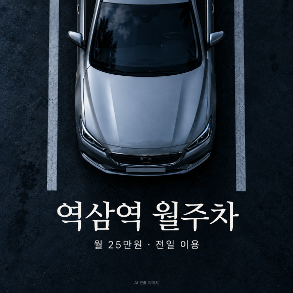 역삼역 월주차 월 25만원, 4번 출구 테헤란로25길 전일 주차장 찾기 대표 이미지