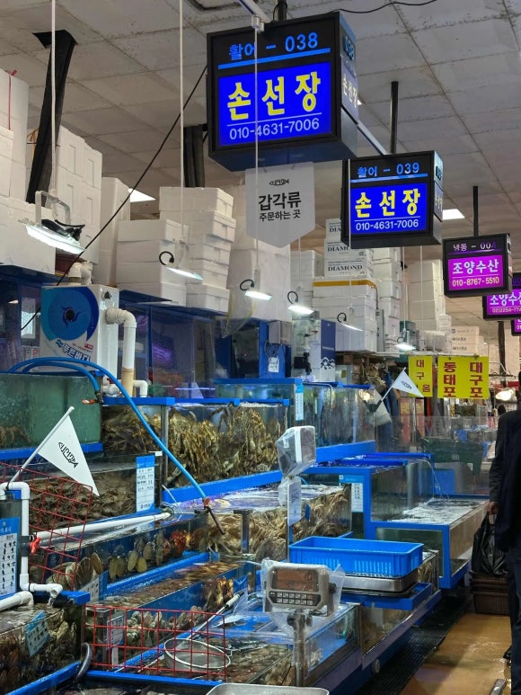 노량진역 공영주차장에서 도보 10분, 노량진 수산시장 맛집 가는 길