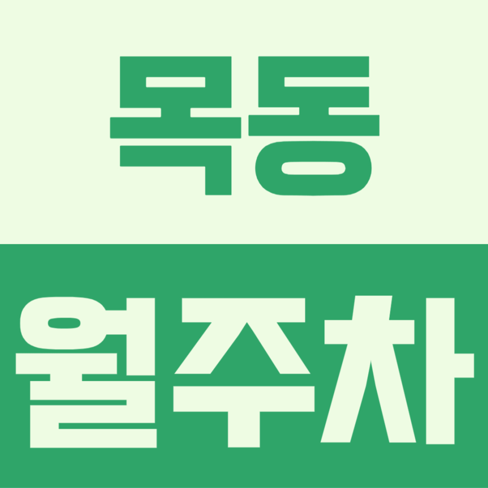 목동 월주차ㅣ월 10만원으로 나만의 전용 월주차장 이용하기 대표 이미지