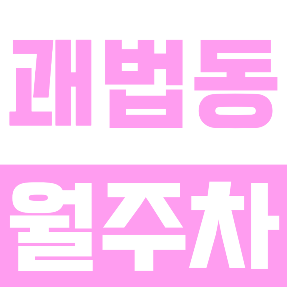 괘법동 월주차ㅣ사상역 도보 5분거리 역세권 주차장 소개