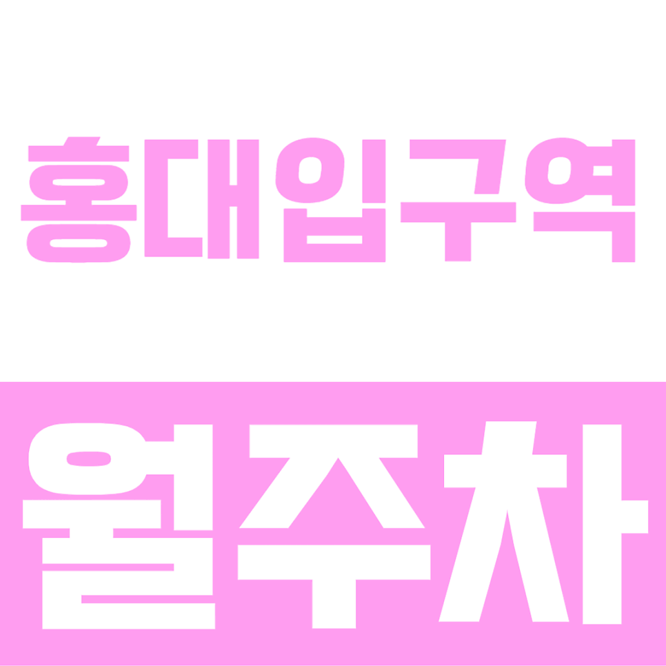 홍대입구역 월주차장ㅣ역 9번 출구 인근 타 주차장 대비 저렴한 월주차장 이용방법 대표 이미지