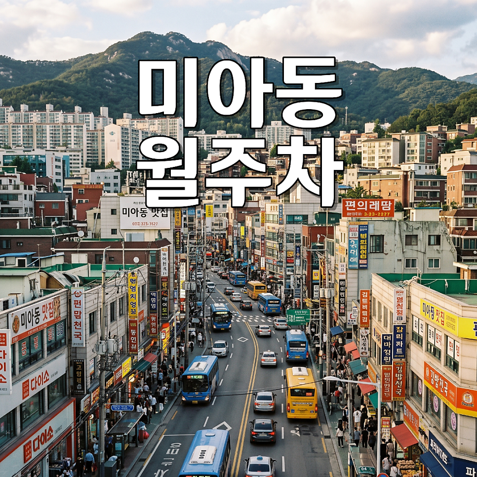 미아동 월주차ㅣ골목 헤매지 마세요! SUV도 가능한 자주식 월 11만 원 주차장