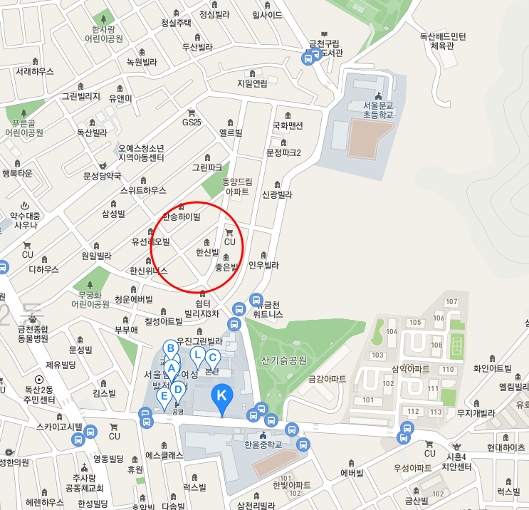 독산동월주차ㅣ서울남부여성발전센터 부근