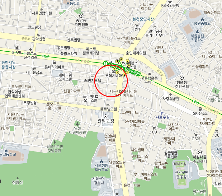 관악구ㅣ 서울대입구역 인근 월주차 안내