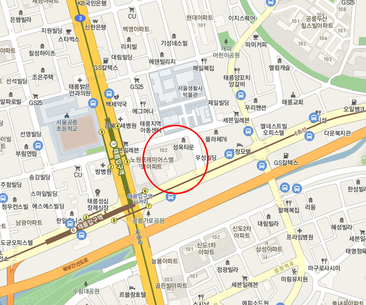 노원구ㅣ 태릉입구역 부근 월주차 안내