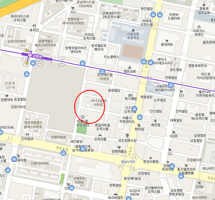 양평역 월주차- 1동 주민센터 부근