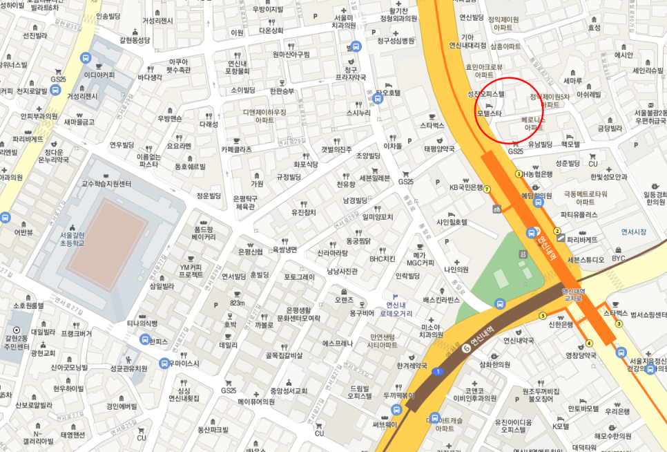 연신내역 월주차- 1번 출구 부근