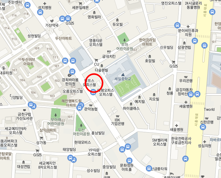 가산동 월주차 ┃세일중 인근 안내(월 80,000원)