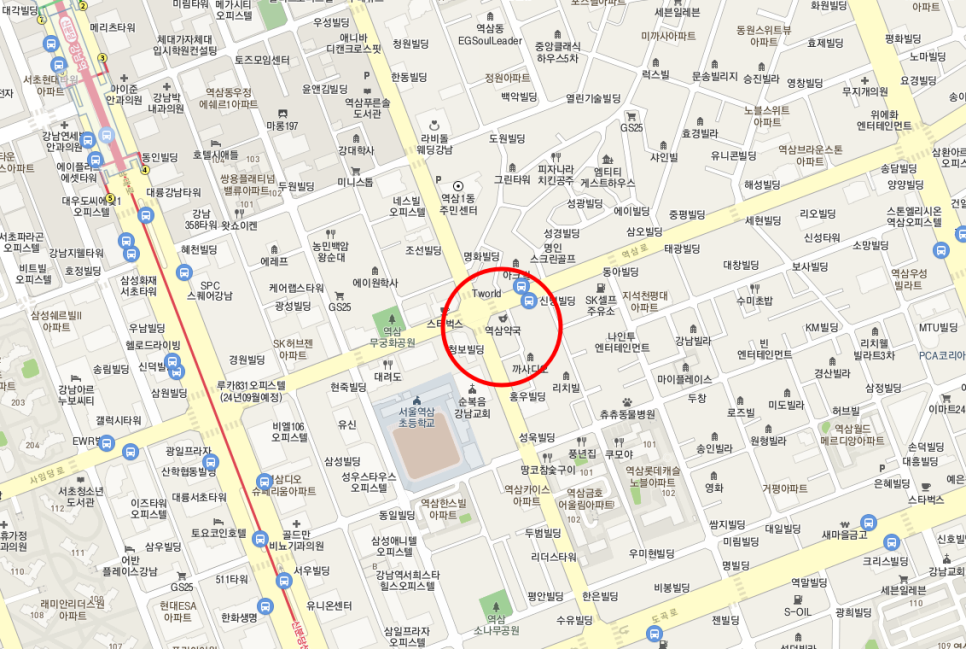 강남구주차 ┃역삼초 인근 월 160,000(시간,위치) 안내