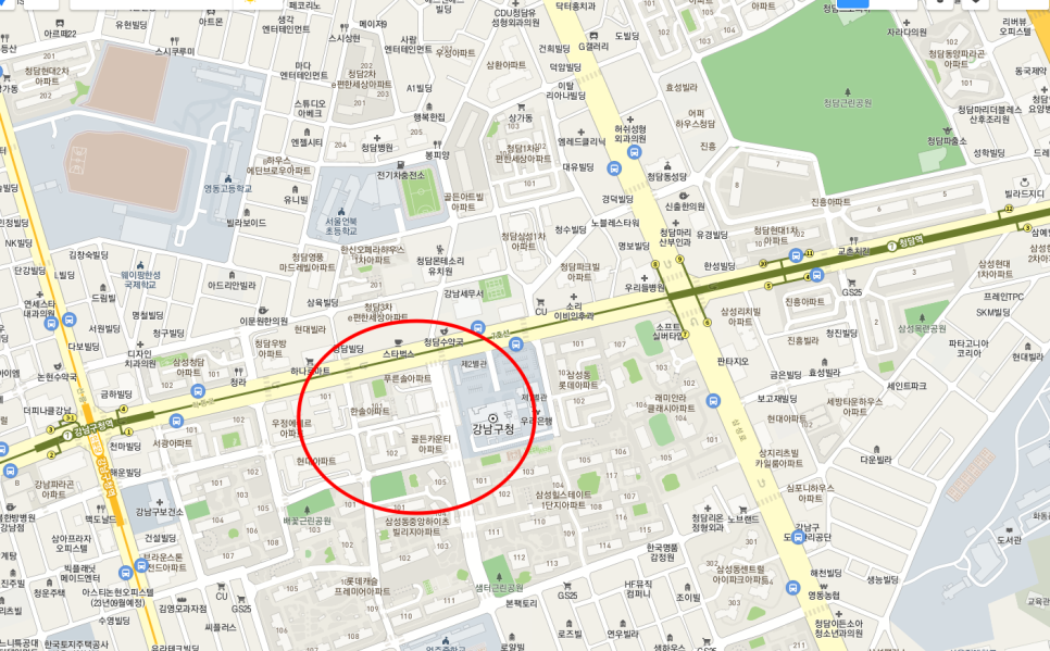 서울 강남구 삼성동(강남구청역) 월주차┃강남구청 인근 ┃월 310,000원