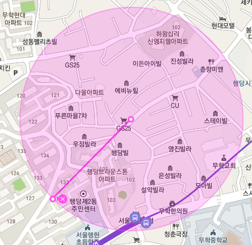 성동구 행당동 행당역 월주차ㅣ주만사 전용 주차장