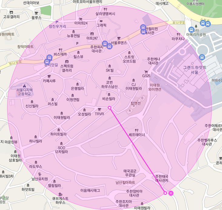 서울 용산구 이태원동 그랜드하얏트서울 이태원역 근처 주차장ㅣ월주차, 정기권 특가 정보 주만사에서 확인하세요!!