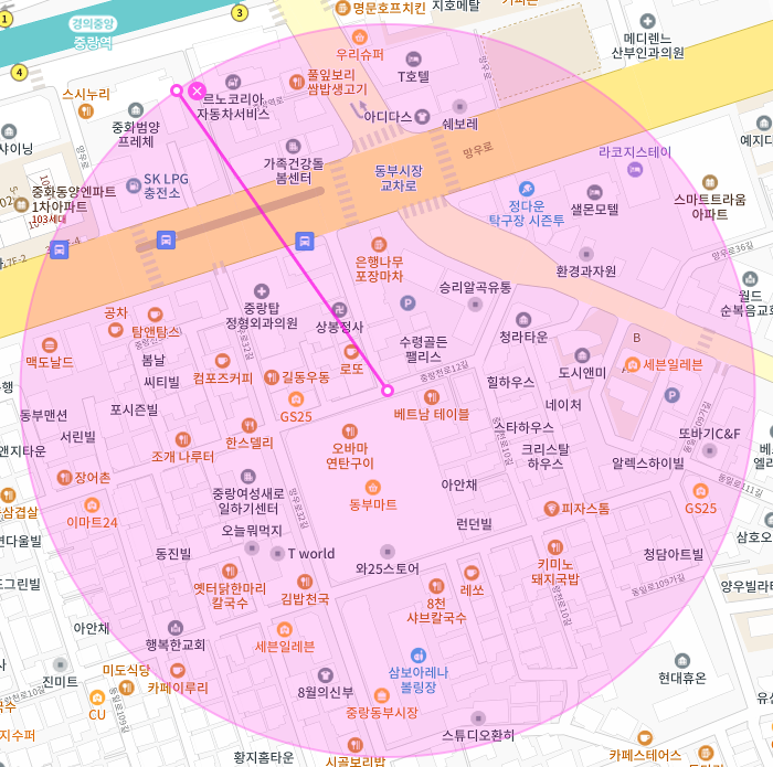 서울 중랑구 상봉동 중랑역 상봉역 인근 월주차, 월정기권ㅣ주만사로 편하게 주차하세요~!!