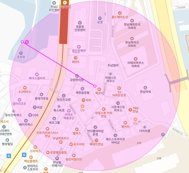 서울 용산구 한남동 한강진역 용산국제고등학교 인근 월주차, 월정기권ㅣ주만사가 있는데 왜 주차 걱정을 해?!
