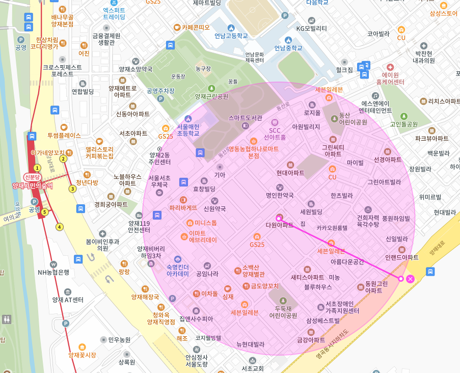 서초구 양재동 양재시민의숲역 양재근린공원 주차장ㅣ정기권, 월주차ㅣ양재동 월주차 하루 8,900원에 주차하세요!