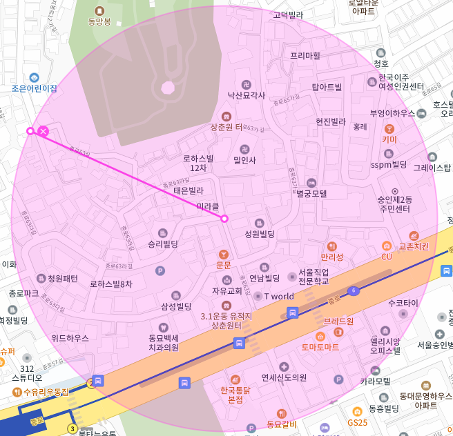 서울 종로구 숭인동 동묘앞역 신설동역 인근 월주차, 월정기권ㅣ주만사는 다릅니다!!