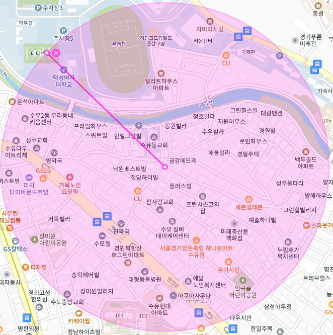 서울 강북구 수유동 4.19민주묘지역 덕성여자대학교 인근 월주차, 월정기권ㅣ주만사로 주차 문제 해결해보세요~!!