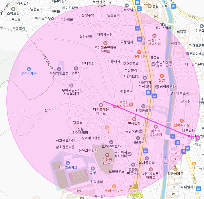 서울 강북구 우이동 북한산우이역 솔밭공원역 부근 월주차, 월정기권ㅣ주차난 해결엔 주만사!!