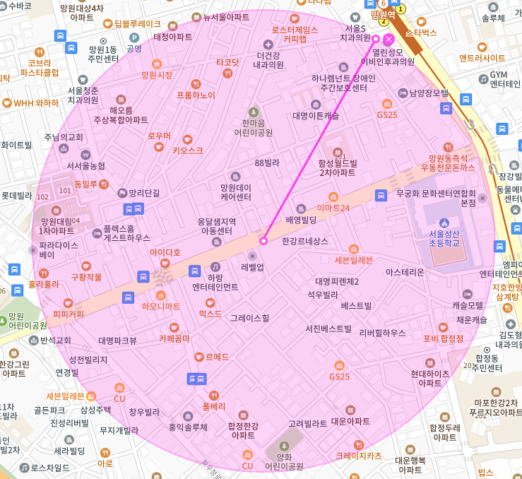 서울 마포구 합정동 망원역 망원한강공원 부근 월주차, 월정기권ㅣ주만사로 편하게 주차하세요~~