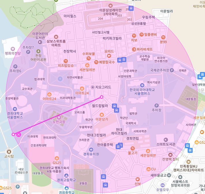 서울 동대문구 이문동 경희대학교 한국외국어대학교 부근 월주차, 월정기권ㅣ길고 길던 주차 찾기, 주만사가 효과적인 해결책!!