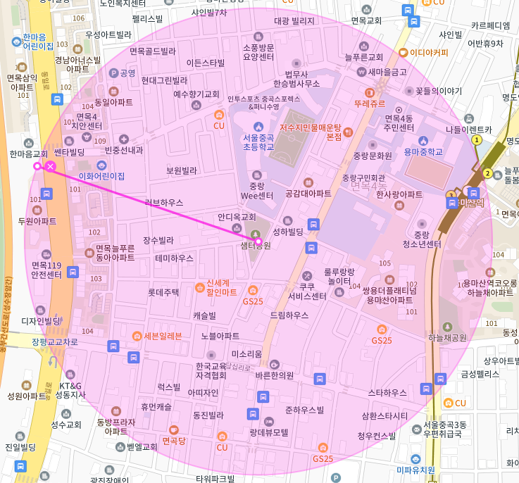 서울 중랑구 면목동 용마산역 면목시장 부근 월주차, 월정기권ㅣ서울 주차난을 해결하는 노하우, 주만사와 함께!!