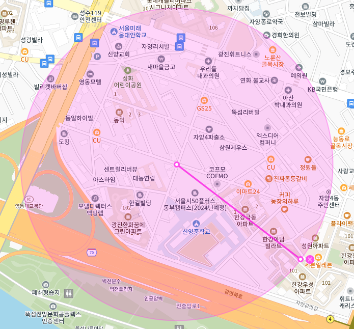 서울 광진구 자양동 뚝섬유원지역 뚝섬한강공원 부근 월주차, 월정기권ㅣ주차장 찾기 힘들지 않게, 주만사와 함께라면 OK!