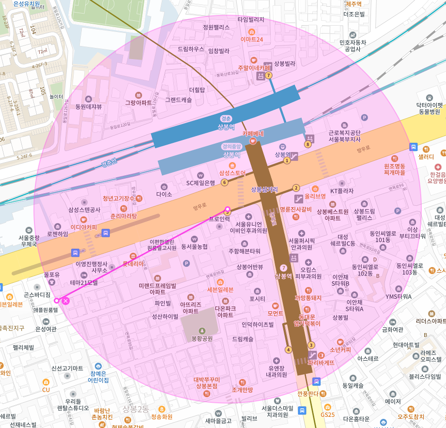 월 8만원? 와 저렴하다 | 중랑구 상봉동 상봉역 월주차