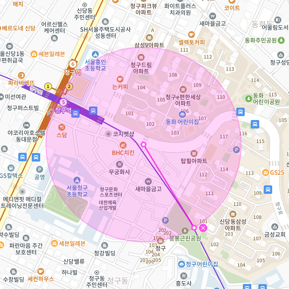 [신규] 중구 신당동 청구역 월주차장이 필요한 출퇴근 직장인분들 📍