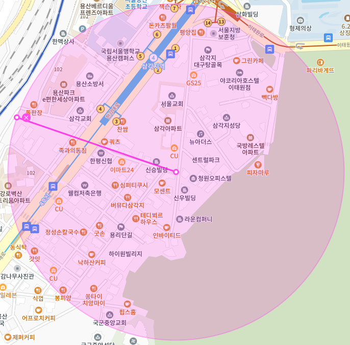서울 용산구 한강로1가 삼각지역 전쟁기념관 부근 월주차, 월정기권 위치, 주만사와 함께 알아보세요!