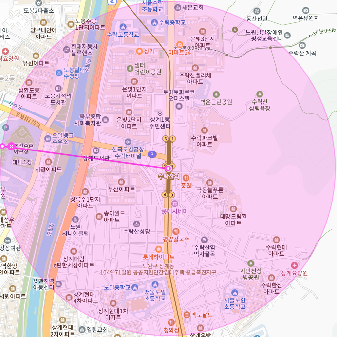 서울 노원구 상계동 수락산역 서울북부지방법원 부근 월주차, 월정기권ㅣ주만사가 딱 좋아!!
