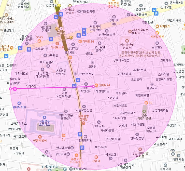 서울 중랑구 면목동 면목역 부근 월주차, 월정기권ㅣ주차 문제의 유일한 해답!!주만사입니다!!