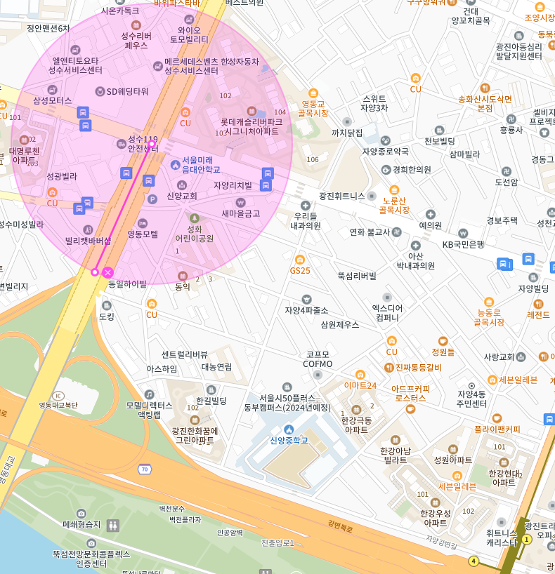 뚝섬 물놀이장 인근 주차장 | 광진구 자양동 뚝섬유원지역 | 월주차 정기권