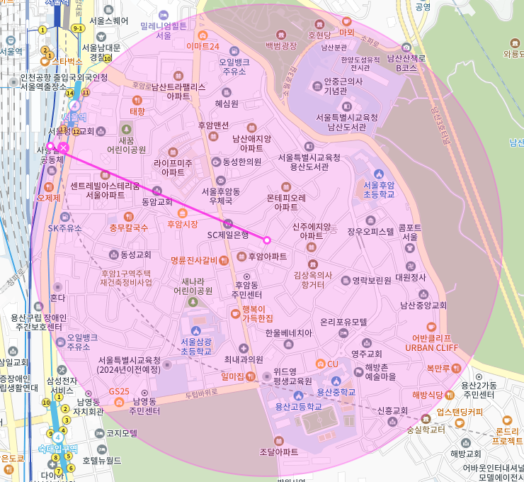 서울 용산구 후암동 서울역 남산도서관 근처 월주차, 월정기권ㅣ주만사로 나만의 주차 공간을 찾아서!!